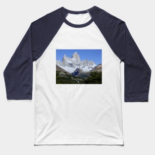 Nearing the summit of Mt Fitz Roy Baseball T-Shirt